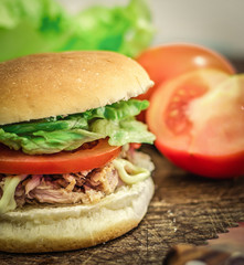 sandwich closeup