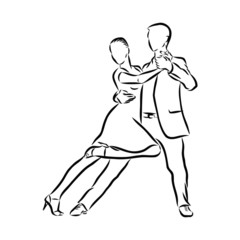 couple of latin dancers