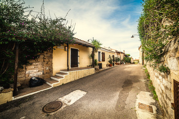 Picturesque street in San Pantaleo