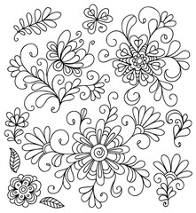 Decorative floral pattern