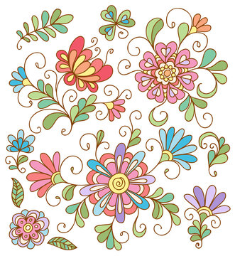 Decorative floral pattern