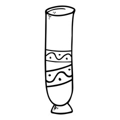 Vase icon. Vector illustration of a flower vase.