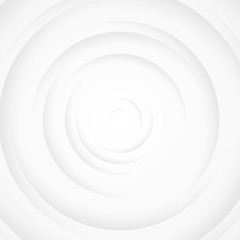 White gray circles abstract background.3D illustration with paper cut style.