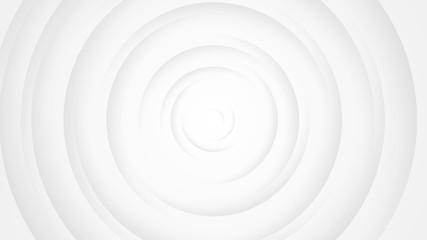 Fototapeta premium White gray circles abstract background.3D illustration with paper cut style.