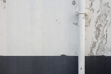 Minimalistic Wall Door and Pipeline