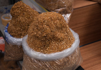 Tobacco ready to be smoked