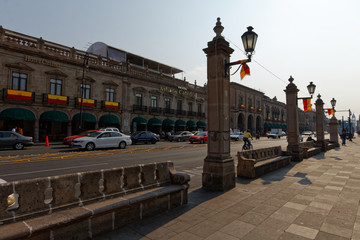 Ulica w historycznym centrum Morelii © Miroslaw