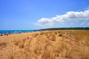 panoramic view of some corners of Sicily. Vendicari natural reserve
