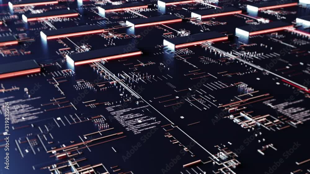Poster Technology background/Technology background of the abstract computer motherboard, can be used in the description of technological processes, science.