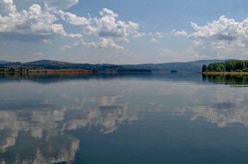 Landscape by Vlasinsko lake in Sarbia