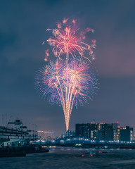 Sumidagawa Fireworks Festival in Tokyo, Japan