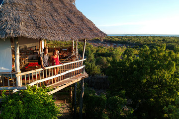 Traditional Hut House in Jozani Tanzania 