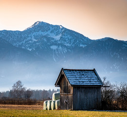 landscape near benediktbeuern - bavaria