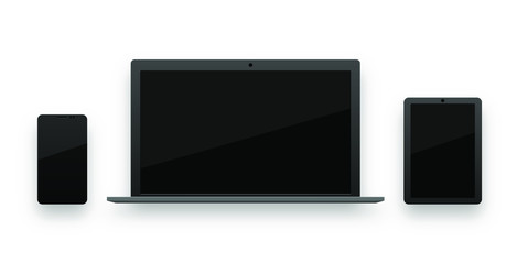 Notebook tablet and mobile phone