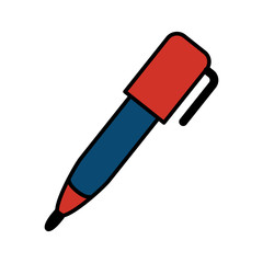 Pen icon vector sign and symbol on trendy design