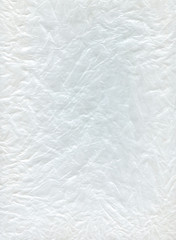 transparent crumpled light plastic texture