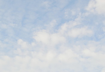 white clouds in the sky