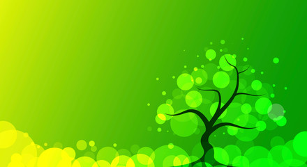 albero, piante, primavera, natura