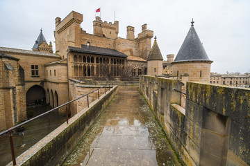 Fototapeta na wymiar Olite Castle in Navarra