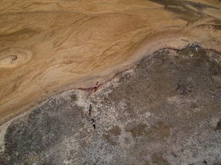 Aerial view Riding Horse 