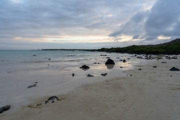 beach at sunset