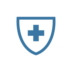 Fototapeta premium Insurance icon vector illustration isolated . Medical Insurance Icon.