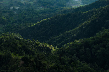 Obraz premium aerial view of the mountains