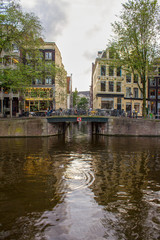 Naklejka premium Canales Amsterdam