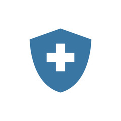 Insurance icon vector isolated on white background . Medical Insurance Icon.