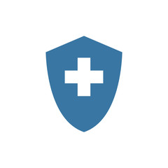 Obraz premium Insurance icon vector isolated on white background . Medical Insurance Icon.