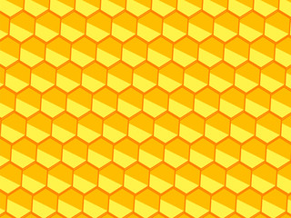 Honeycomb background. Vector stock illustration for poster or banner