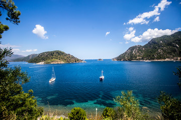 Obraz premium Blue Skies in Marmaris