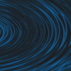 Blue background. The state of the current fluid. Futuristic abstraction, banner, design, place for text.