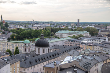 Panorama of Salzburg. Salzburg, Austria