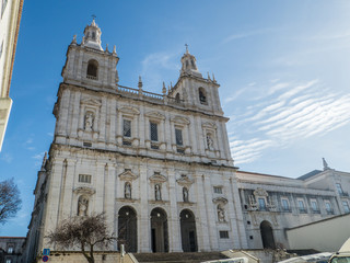 Mosteiro De Sao Vicente De Fora church in Lisbon, Portugal San Vicente de Fora Monastery in Lisbon...