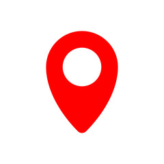 Place icon vector. Pin icon vector. Location icon. Map pointer