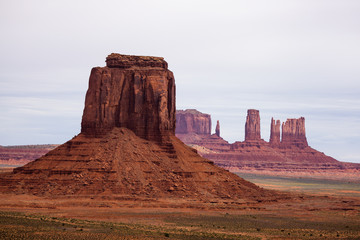 Fototapeta na wymiar Incredible formations in Monument Valley