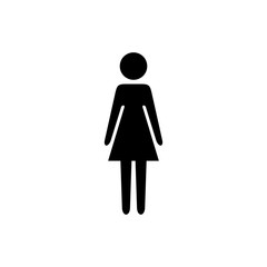 Toilet icon vector. Toilet sign. Man and woman restroom sign vector. Male and female icon