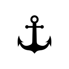 Anchor icon vector.Anchor symbol logo. Anchor marine icon.