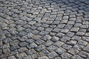 Stone Street Surface Background in Paris