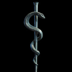 Medical symbol Asclepius