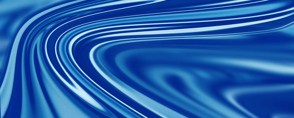 Abstract blue closeup image.  Illustrated Image