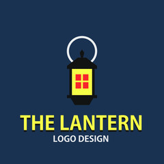 Fototapeta premium Flat Vector Lantern Logo or Icon Design For Business Logo or Brand