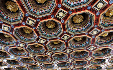 Fototapeta premium Decorative ornament in the temple