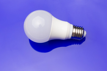 Energy saving light bulb to save money and electricity.