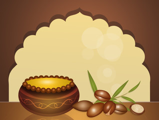 illustration of Argan oil