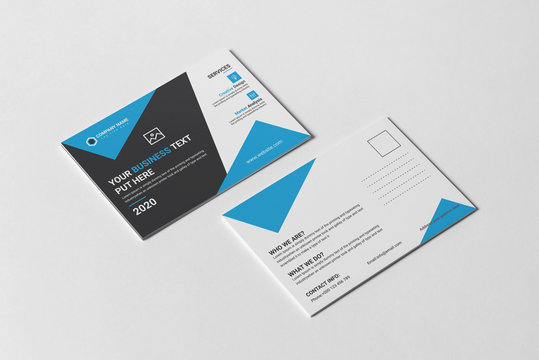 professional business post card template