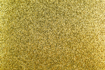 Gold glitter texture festive background