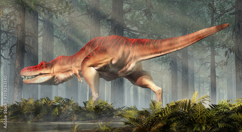 Aufkleber tarbosaurus was a carnivorous theropod dinosaur, a type of tyrannosaur, it lived during the cretaceo