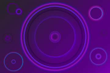 Colorful modern background purple circles flares